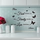 thumbnail image 1 of Fiudx Pegatinas de Reglas de Cocina, Fáciles de Despegar y Aplicar, Divertida Actividad Familiar, Regalo de Decoración para El Hogar, Material de Pvc, Frase para Pared de Baño y Cocina, 91 X 34 Cm, J, 1 of 1