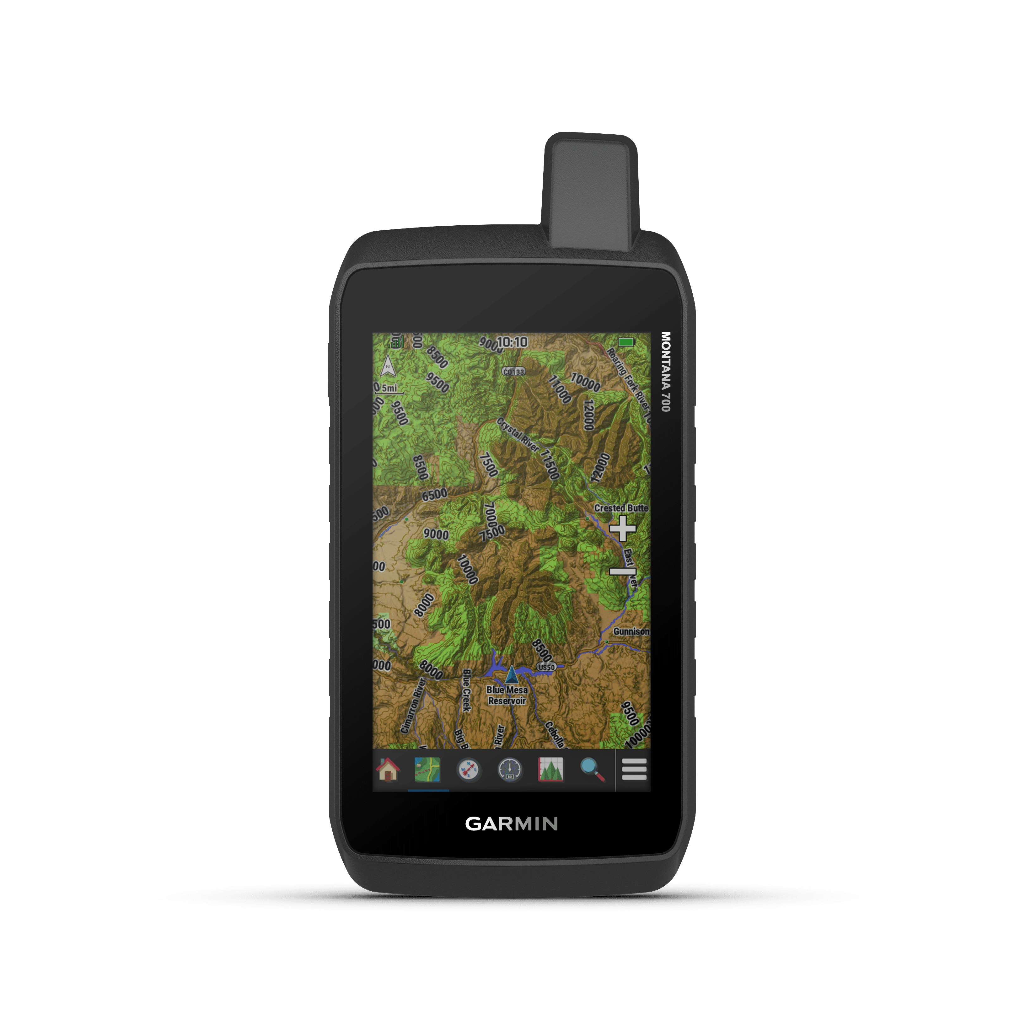 Garmin Montana 700, Rugged GPS Handheld, Routable Mapping for Roads and Trails, Glove-Friendly 5" Color Touchscreen