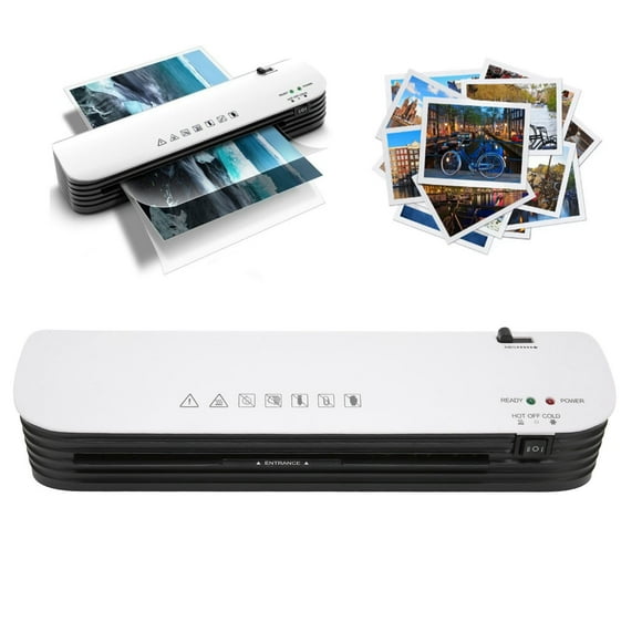9 Inches Hot Cold Laminator, Small Lamination Machine For School Use, With Paper Trimmer, Corner Rounder