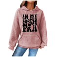 thumbnail image 1 of WEAIXIMIUNG Sweatshirts pour Femmes Tendance Zip Mode Féminine Imprimé à Capuche Manches Longues Patchwork Hoodie, 1 of 4