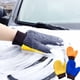 thumbnail image 1 of Guantes para lavado de coches - microfibra de doble cara, 3 colores, protección contra pintura sin arañazos, puños elásticos, guantes de limpieza multiusos, 1 of 6
