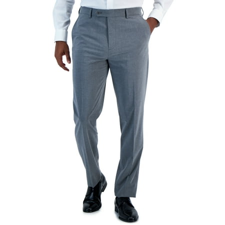 Vince Camuto Mens Slim fit Dress Pants 38 / 30 Grey Solid