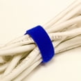 thumbnail image 2 of NavePoint 10 Inch Hook and Loop Reusable Strap Cable Cord Wire Ties 25 Pack Blue, 2 of 5