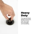 thumbnail image 7 of Wholesale Plumbing Supply Lift & Turn Tub Drain Kit, All-Brass, Oil Rubbed Bronze, 7 of 7
