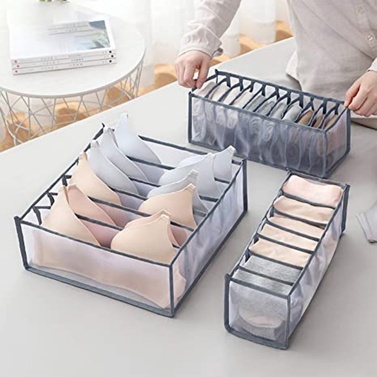 Drawer Type Underwear Plastic Storage Box Socks and Panties Compartment  Container Household Bra Finishing Organizer