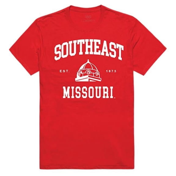 W Republic Apparel 526-149-RED-05 Southeast Missouri State University Seal Tee, Red - 2XL