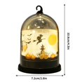 thumbnail image 4 of Halloween Lanterns with Hook, Vintage LED Candle Decorative Hanging Witch Pumpkin Castle Halloween Decorations for Home Indoor Outdoor, 4 of 4