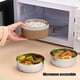 thumbnail image 4 of Fiambrera aislante de acero inoxidable 304 - Recipiente de comida impermeable con 3 compartimentos y bolsa aislante, capacidad de 4,9L para oficina, desplazamientos y viajes, 4 of 6