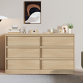thumbnail image 2 of Organisateur Moderne à Double Commode avec 6 Tiroirs, Grand Rangement pour Chambre à Coucher, Salon, 2 of 31
