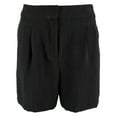 thumbnail image 4 of Women's Plus Size Summer Heat Solid Pull On Shorts Black 22, 4 of 4