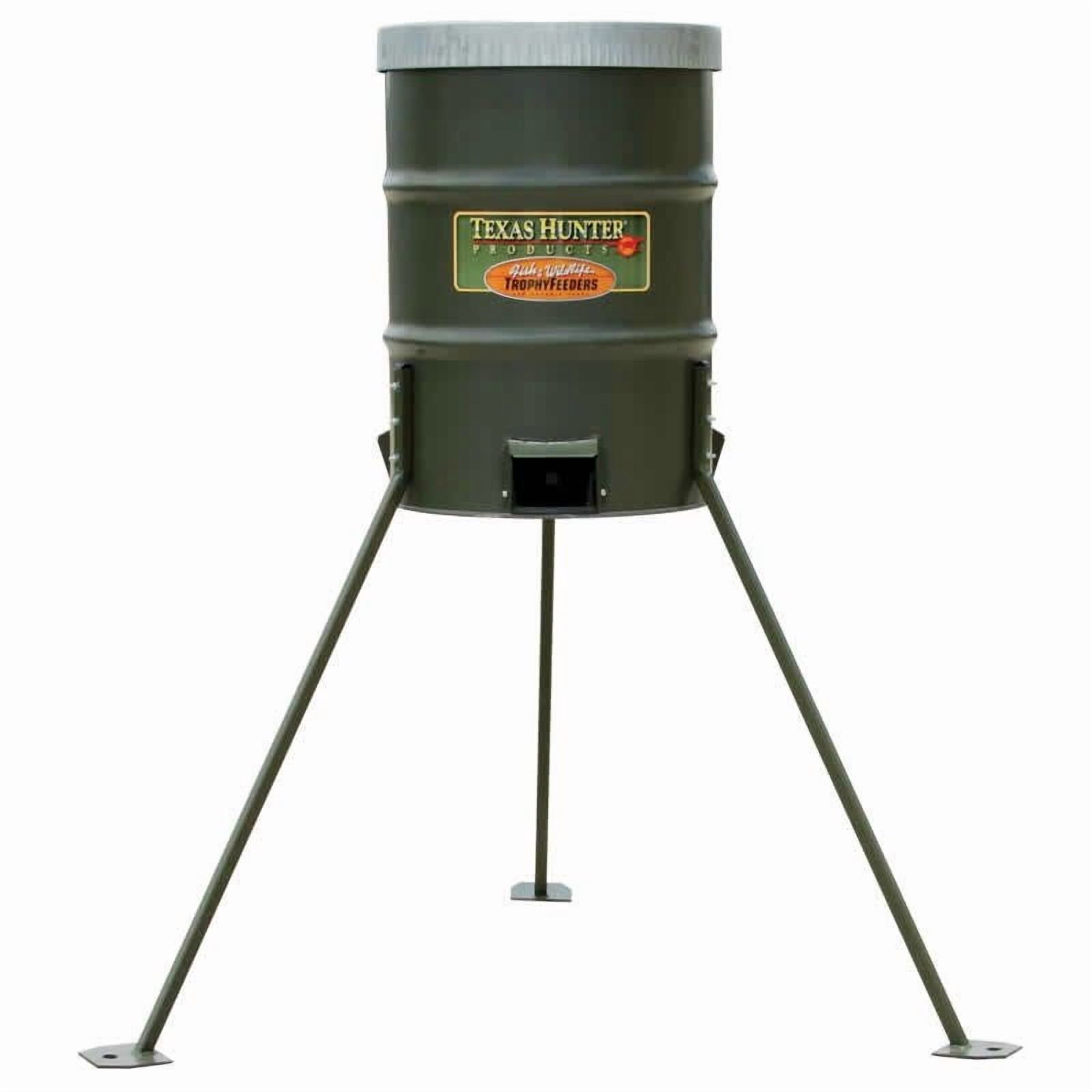 Texas Hunter 300 lb Deer Protein Feeder with Legs & Stakes