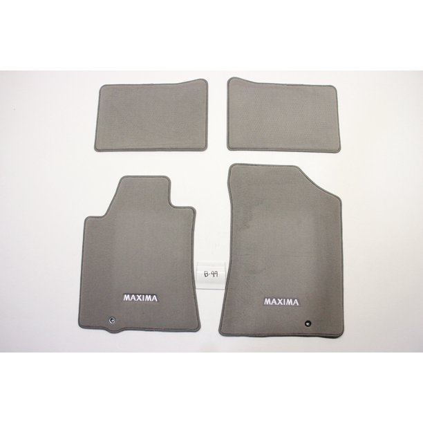 New OEM Nissan Maxima Grey Carpet Floor Mats 2009 2010 2011 2012 2013 2014 4 Piece Front Rear