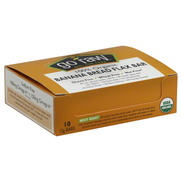 Go Raw Sprouted Bar Banana Bread