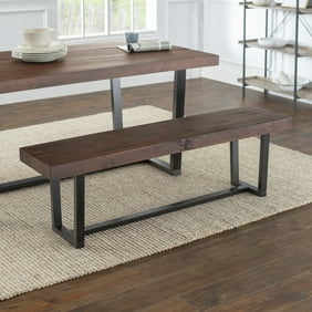 Flash Furniture 8 X12 Folding Farm Bench In Antique Rustic
