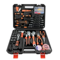 73-Piece Tool Set with Essential Hand Tools for Everyday Home Repairs, DIY Projects, and Crafts