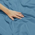thumbnail image 4 of Lux Decor Collection Twin XL Size 4 Piece Sheets Set - Microfiber Deep Pocket Bed Sheets & Pillowcases - Blue, 4 of 8