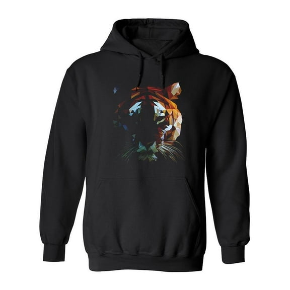 Low Ink Tiger Design  Hoodie Men -Image by Shutterstock, Male Medium