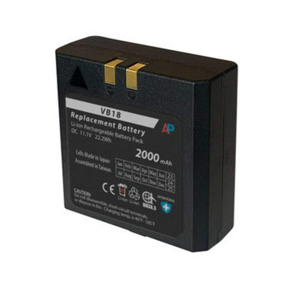 VB18 Replacement Battery for Godox V850, V850II, V860, and V860II Series Flash - 2000 mAh