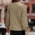 thumbnail image 6 of IROINNID Reduced Womens Sweater Round Neckline Pullover Sweater Solid Color Leisure Mid-Length Long Sleeve Autumn and Winter Warm Threaded Sweater, 6 of 6