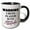 Black/White, variant on 3drose, Simple Text About Chess, 11oz Two-tone Yellow Mug