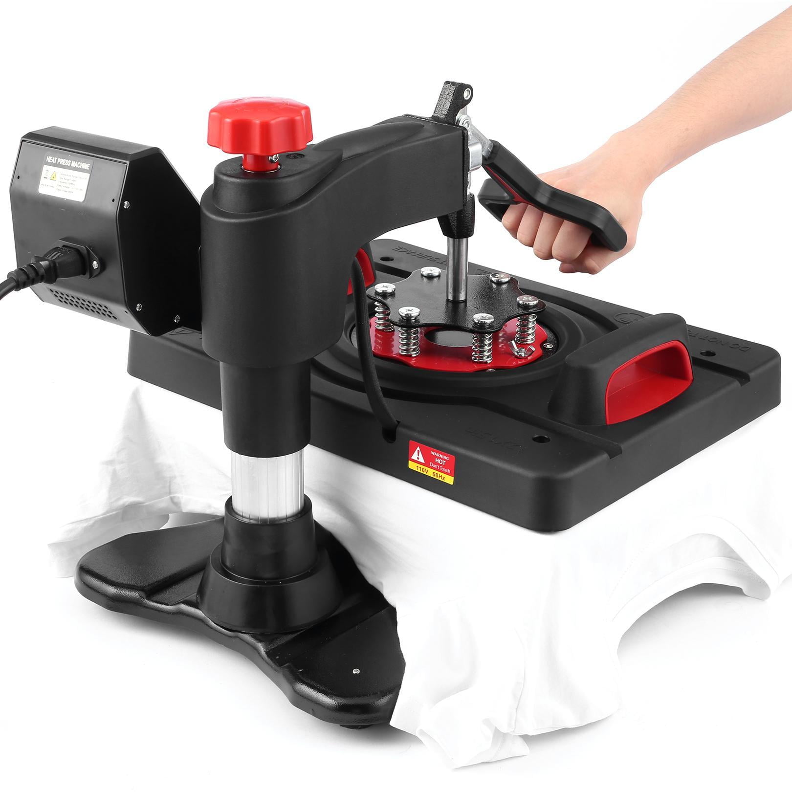 5 in 1 Heat Press Machine 12'' x 15'', Heating Evenly Digital Sublimation Press, 360° Swing Away Heat Transfer Machine for T-shirt Mug Hat sports gifts