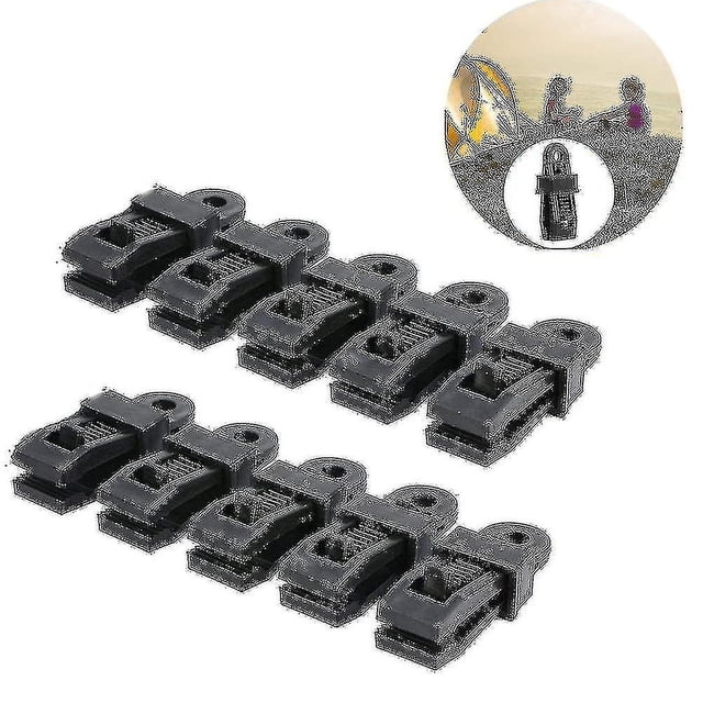 Clips de lona WEIHJMXG 10 piezas para toldo de tienda de campaña