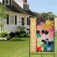 thumbnail image 4 of Spring Summer Daisy Garden Flag 28x40 Inch Double Side for Outdoor Courtyard Garden Decor Flowers Welcome Holiday Flag for Outside Decoration, 4 of 6