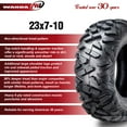thumbnail image 2 of Set of 2 WANDA ATV Tires 23x7-10 23x7x10 4PR Big Horn Style, 2 of 6