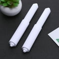 thumbnail image 3 of 2 rollos de papel higiénico de plástico con resorte, color blanco, aptos para todo tipo de baños., 3 of 6