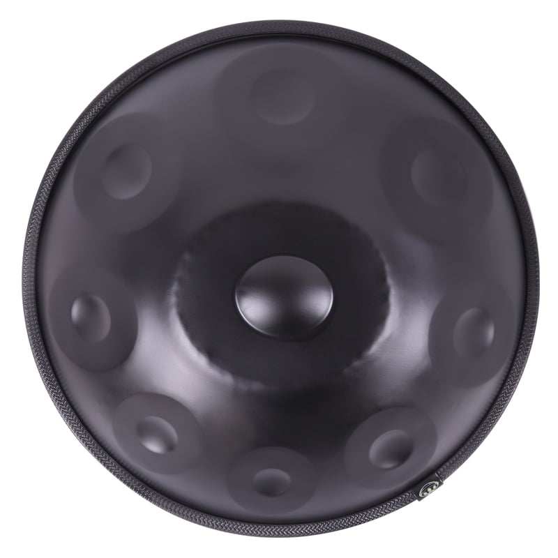 18IN Kurd D Minor 9 Notes Handpan Drum 440HZ Percussion Instrument Steel Tongue Drum