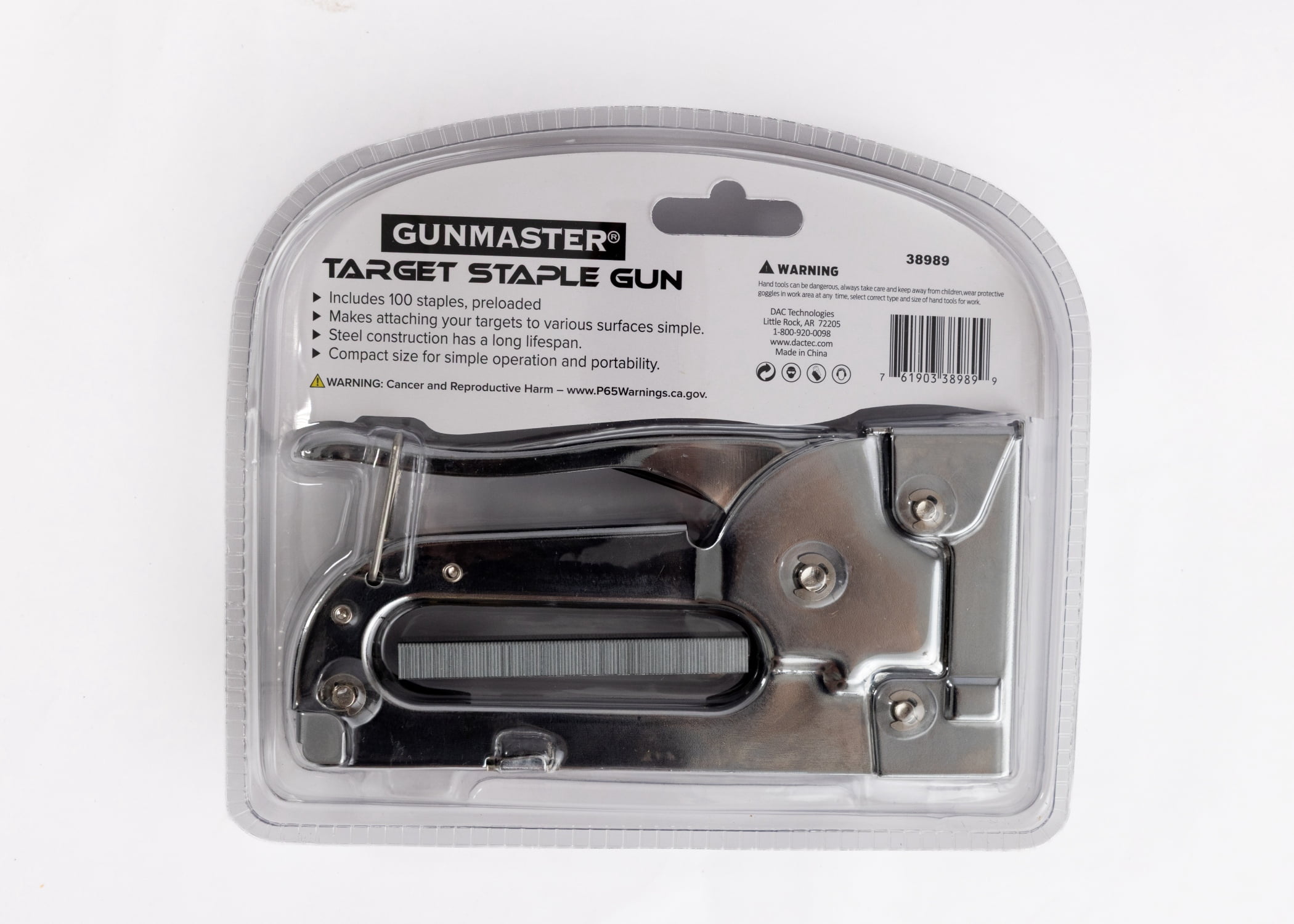 Gunmaster Target Stapler with 100 Preloaded Staples