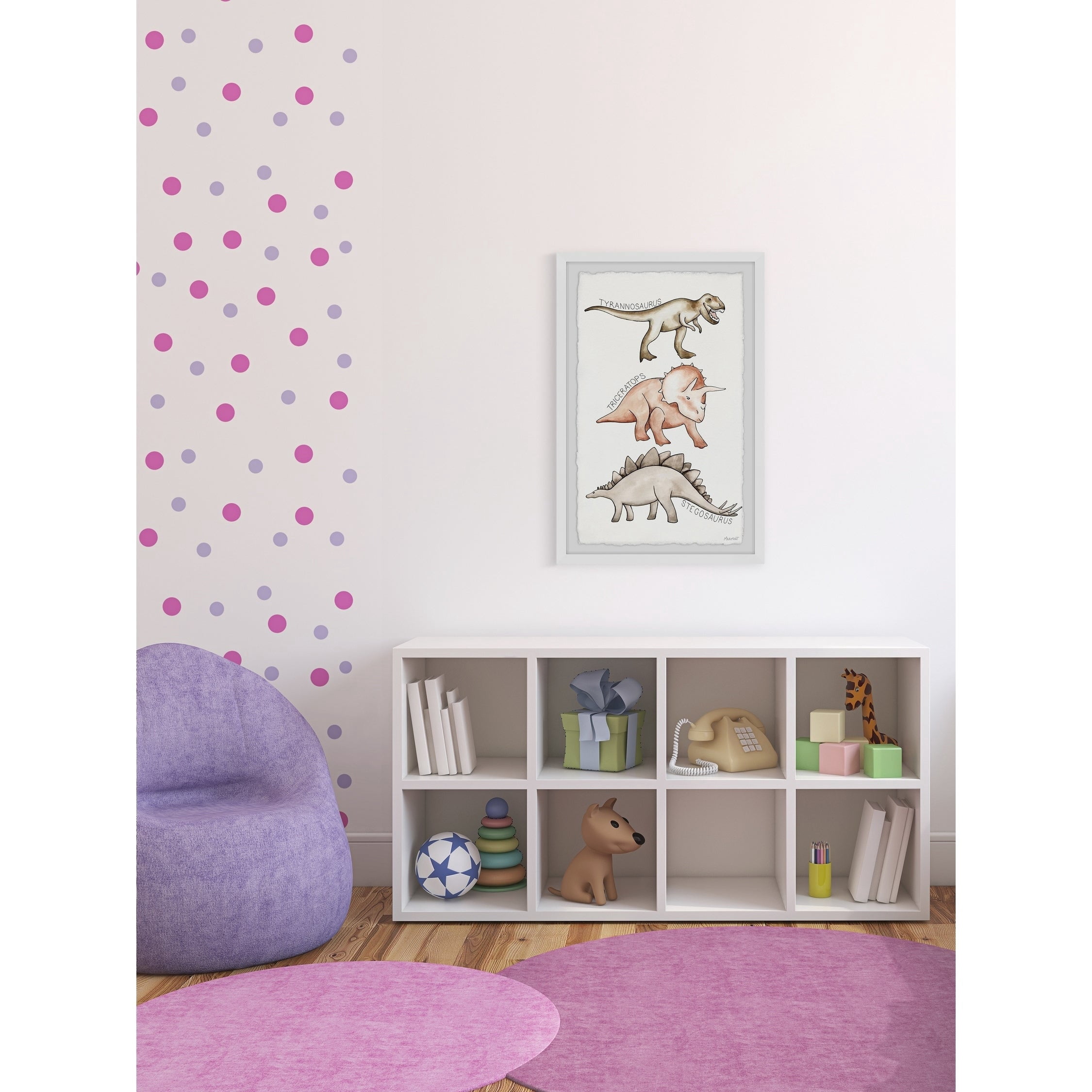 Marmont Hill Prehistoric World Framed Wall Art