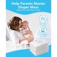 thumbnail image 4 of Refills Compatible with Dekor Classic Diaper Pails, Disposable Diaper Trash Bags, Extra Thick Diaper Pail Refill Liners, Hold Up to 1980 Diapers (4 Pack), 4 of 4