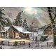 thumbnail image 1 of GATYZTORY-Cuadro de pintura de diamante redondo y cuadrado para niños y adultos, mosaico de punto de cruz, casa de nieve, regalo para el hogar, 1 of 4