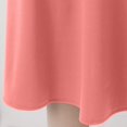 thumbnail image 5 of kamemir Women's Solid Ombre Lightweight Flare Midi Pull On Closure Skirt S-XXL Plus Size(Rose Gold,L), 5 of 5