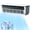 white, variant on Aurovault Air Conditioner,Wireless Charging Air Conditioner Fan Portable,No Drilling Air Mist Fan, 10s Instant Cooling & 3‑Speed For Camping, For Home Kitchen