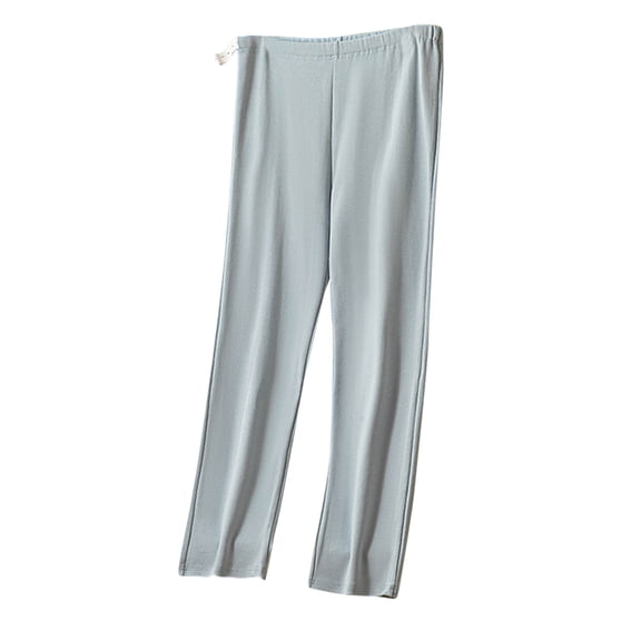 Cavosen Yoga Wide Leg Pants Maternity Over The Belly High Waist Wide Leg Casual Palazzo Pants Stretch Solid Pregnancy Pants Breathable Comfy Pants Blue 2XL