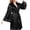 Black, variant on TEAJOPSUU Fall Lace Robe for Women Casual Camisole V-neck Long Nightgown Comfortable Loungewear Long Sleep Dress Black