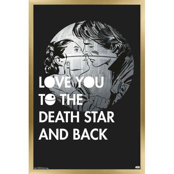 Star Wars: Saga - Love You Wall Poster, 22.375" x 34", Framed