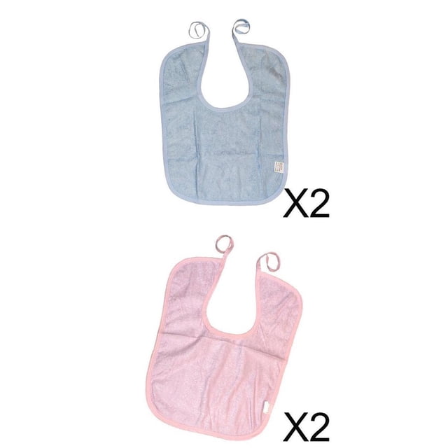4 Protectores De Tela De Comedor Para Adultos Con Babero Corto Para Discapacitados. Sunnimix none