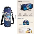thumbnail image 7 of KUIFORTI Blue Owl Bookbag and Lunchbox Set 4Pcs Cool Kids Backpack with Pencil Pouch Water Bottle Sleeve for Teens Elementary Middle School Back to School Gifts, 7 of 7