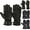 3832-Black, variant on Mens Warm Winter Dress Glove Genuine Leather Motorcycle Gloves, Black (X-Large)