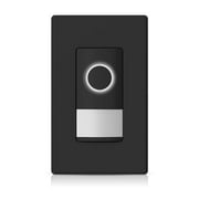 ELEGRP Smart Sensor Light Switch, Single Pole/3 Way, 2.4GHz Wi-Fi Dimmer Switch Compatible with Alexa & Google Assistant, APP Control, Neutral Wire Required, UL Listed, No Hub Required, Black 1PC