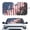 Ink Star Striped Flag, variant on FUIALDOLG Blue Floral Windshield Sun Shade Car Front Windshield Sunshade Sun Shield Protector Foldable Protector Covers for Auto Interior Accessories Keep Car Cool In Summer
