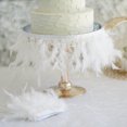 thumbnail image 3 of BalsaCircle 39" White Natural Turkey Feathers Trim Satin Ribbon Wedding Decorations, 3 of 5