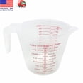 thumbnail image 1 of 1 Liter (32oz) Clear Plastic Measuring Cup - milliliters, liter, oz, cups, quart, 1 of 8