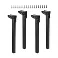 thumbnail image 3 of deevoka 4 Pieces Folding Desk Legs Durable Adjustable for Living Room Kitchen People 250mm, 3 of 9
