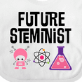 thumbnail image 4 of Inktastic Science Gift Future STEMinist Scientist for Girls Girls Baby Bib, 4 of 4