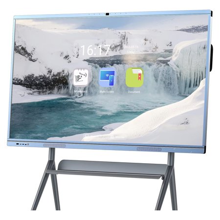 BELNET 65'' Smart Board Touch Android-Powered Wireless casting Interactive Whiteboard with Camera for Video Conferencing & Team Collaboration(Include Wall Mount)