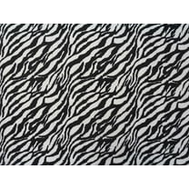 Zebra Print Fabric 42 Wide White Pure Cotton Crafting Fabrics By The Yard